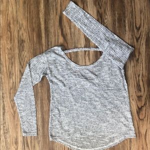 Sparkly Backless Long Sleeve
